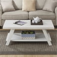 thumbnail image 6 of Home Square 3-Piece Set with Coffee Table & 2 End Tables in White, 6 of 11