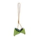 thumbnail image 1 of Lindo llavero de cuero sintético para bolso, accesorio para coche, para decorar carteras y bolsos. Verde, 1 of 8