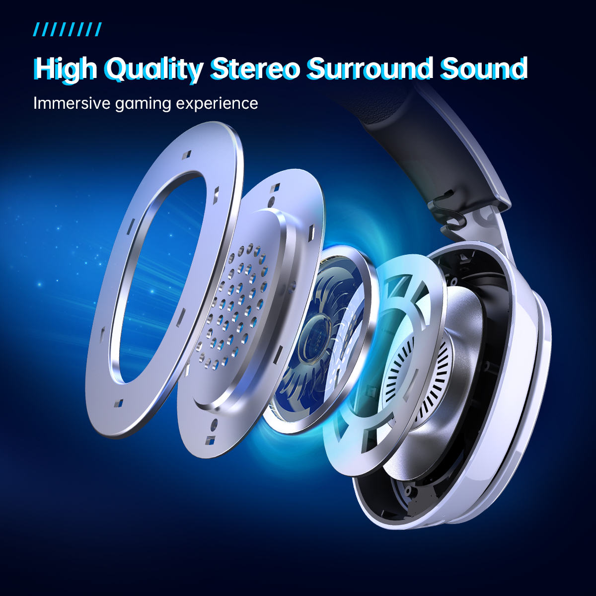 AYEDLOE Wireless Gaming Headset, Multi-Platform Compatible photo 8