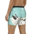 thumbnail image 3 of Rocae French Bulldog Taking a Bath for Stretch Moisture-Wicking Underwear,Men's Underwear Boxer Briefs Medium, 3 of 9