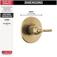 thumbnail image 6 of Delta T14035 Saylor Monitor 14 Series Single Function Pressure Balanced Trim Only -, 6 of 7