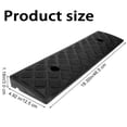 thumbnail image 5 of Load Capacity Up To 6,800LBS Rubber Driveway Curb Ramps, Portable Lightweight For Safe And Efficient Use On Curbs Driveways Garage, 5 of 5