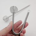 thumbnail image 3 of Isavage Honey Dipper Spoon Barra Agitadora Swizzle Stick Acero Inoxidable 18/8 Juego De 2-Ym417, 3 of 5