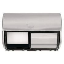 Georgia Pacific Professional Compact Horizontal 2-Roll Tissue Dispenser, Stnlss Steel, 10 1/8 x 6 3/4 x 7 1/8