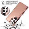 thumbnail image 2 of Decase for Samsung Galaxy S24 Plus 2024 New Case Wallet,Ultra Thin Scratch-resistant Leather Cover Retro Shockproof Magnetic Clasp Card Case Shell p0for Galaxy S24 Plus,Rosegold, 2 of 7