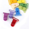thumbnail image 4 of 10 Unids Resina en apariencia De De Chupete Suspender Holder Craft Bib Colorful Yotijar Nip videoclip, 4 of 10