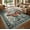 Beige, variant on Lahome Decor 3'x5' Butterfly Bedroom Rug,Area Rugs 3x5ft Rugs for Entryway. Non-Slip Washable Rugs Stain Resistant Boho Floral Rug Low-Pile Throw Rug for Living Room Office,Black