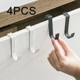 thumbnail image 2 of Multi-Purpose Hooks Kitchen Cabinet Door Back Hook Hanging Rack Clothes Coat Hat Towel Hanger Storage Hook Bathroom Accessories, 2 of 9