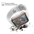 thumbnail image 3 of Simyoung iWatch Case 44mm Series 4 Screen Protector for Apple Watch All Around Protective Case High Definition Clear Ultra-Thin Cover - Gold, 3 of 8