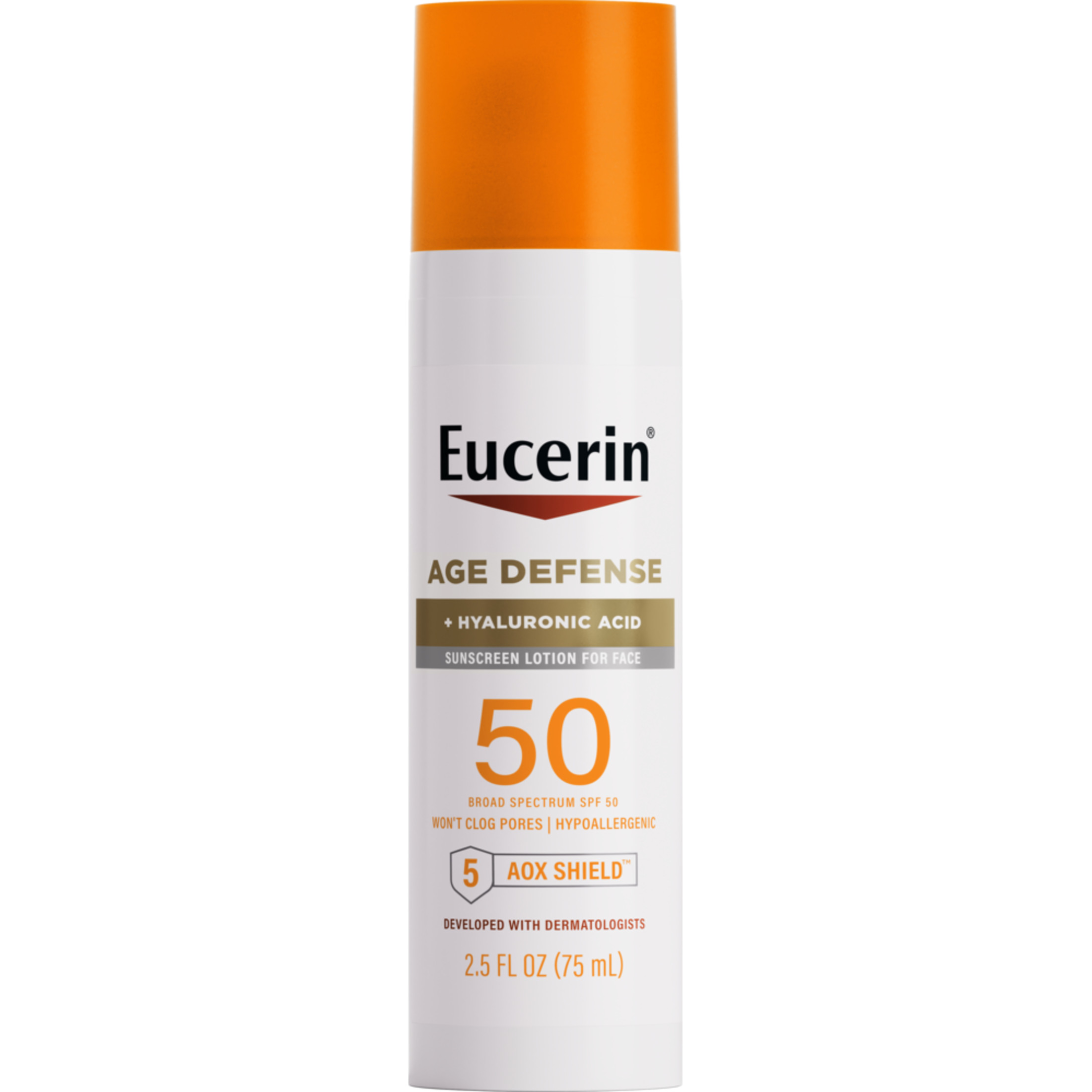 Eucerin Sun Age Defense Face Sunscreen Lotion SPF 50, 2.5 oz photo 1