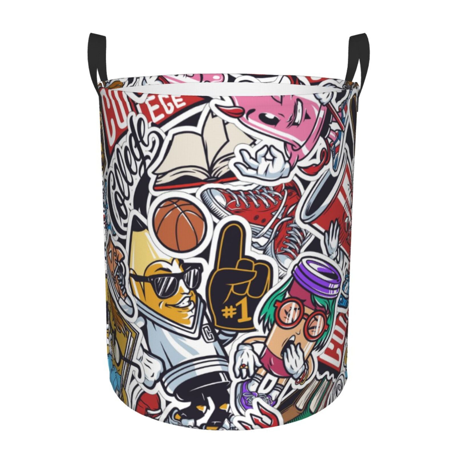 Graffiti Airbrush Print Laundry Basket