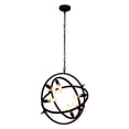 thumbnail image 5 of Lighting IRONCLAD Industrial 6 Light Oil Rubbed Bronze Ceiling Pendant 20" Wide, 5 of 6