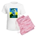 thumbnail image 6 of CafePress - Ukrainian President Zelenskyy Ukraine Flag Pajamas - Women's Short Sleeve Print T-Shirt and Pants Light Cotton Pajama Set, 6 of 7