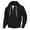 Black, variant on Mens Hoodies Casual Half-Zip Hoodie Sweatshirt Soft Fleece Pullover With Adjustable Drawstring Lightweight Fall Winter Warm Outerwear,Size M-3XL