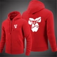 thumbnail image 1 of Sudadera con capucha de marca para hombre con cara de gorila, sudadera con capucha de jacquard, sudadera con capucha de forro polar para hombre, sudadera con capucha para hombre, 1 of 4