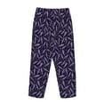 thumbnail image 5 of Daiia Lavender Flowers Women's Sleep Pant with Pockets and Drawstring,Pajama Pants-Small, 5 of 9