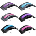 thumbnail image 3 of Vogacara Masajeador de espalda Fitness Relajación Camilla Estiramiento Presión Aliviar Viaje Plástico Columna vertebral Soporte Tipo 2 Púrpura masajeadores Tipo 2 Rosa Vogacara CE011707-06, 3 of 6
