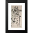 thumbnail image 2 of Hirafuku Suian 11x18 Black Modern Framed Museum Art Print Titled - Beggar (Kojiki) (1871), 2 of 5