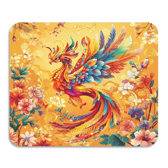 BZSMCE Dish Drying Mats Diatom Flamefeathered Splendor Creativity Pattern Mud Drain Pad
