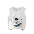 thumbnail image 2 of ATOGUTA Sleeveless Tops for Boys Navy Crew Neck Undershirt Everyday Wear Tees Size 0-6, 2 of 3