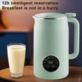 thumbnail image 2 of Nueva máquina auxiliar de alimentos multifuncional para cocinar leche de soja, automática, sin filtro, para el hogar, limpieza y calentamiento (verde), 2 of 2