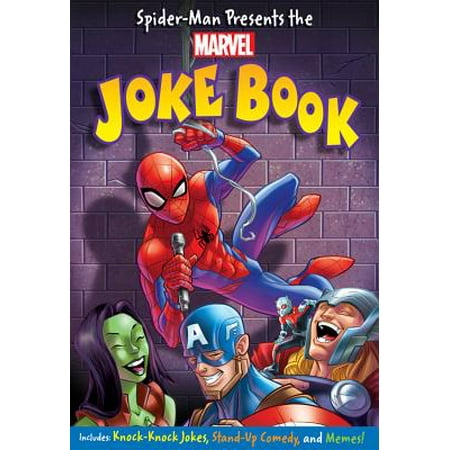 Man Marvel Comic Book - Spider-Man Presents The Marvel Joke Book