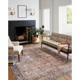 thumbnail image 3 of Chris Loves Julia x Loloi Jules Collection Area Rug JUL-02 Terracotta/Multi 2'-6" x 9'-6", 3 of 8