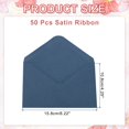 thumbnail image 2 of Uxcell Invitation Envelopes, Greeting Card Envelopes Flat-Flap for Mailing Weddings and Birthdays Navy Blue, 2 of 7