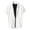 White, variant on FAWUUDO Men's Casual Short Sleeve Button Down Collar Breathable Loose Quick Dry Solid Color Shirts Black