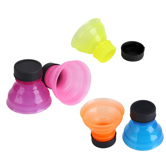 6Pcs Reusable Bottle For Canned Drinks, Travel Without Spills Reusable Beverage Can Seal Lid Reusable Bottle Cover Lid