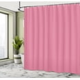 thumbnail image 4 of Ambesonne Geometric Shower Curtain, Horizontal Swirly Lines, 69"Wx84"L, Hot Pink and Pale Pink, 4 of 4