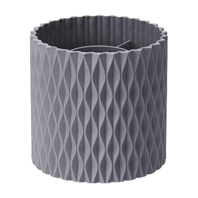 Makeup Brush Organizer Holder Large Capacity Divided Desk Organizer for Desktop Drawer Bathroom - Gray