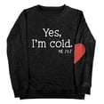 thumbnail image 5 of Sudadera holgada de manga larga para mujer, sudadera con capucha, blusa a cuadros, empalme, manga larga, Tops de moda, jersey Pompotops gfhjh13252, 5 of 5