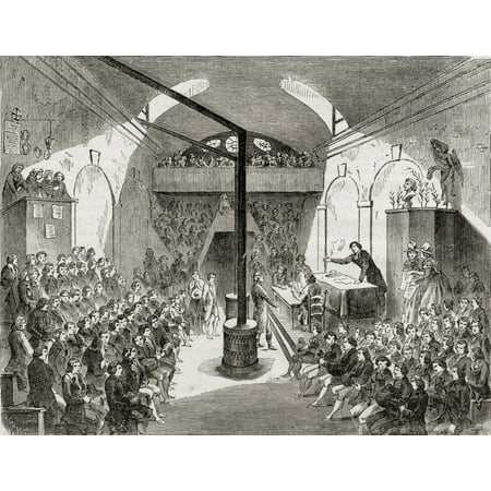 The Jacobins Club 1789 1794 From Histoire De La Revolution Francaise By Louis Blanc Posterprint - 