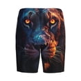 thumbnail image 7 of Daiia Forest Cool Lion Mens Woven Stretch Pajama Short,Short Pajama Pants-X-Large, 7 of 7