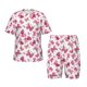 thumbnail image 1 of Balery Girl Butterfly Conjunto de Pijama Infantil de Manga Corta con Estampado – Ropa de Dormir de Algodón Suave-Large, 1 of 6