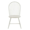 thumbnail image 3 of Weston Home Lydford Hoop High Back Windsor Metal Side Chair with Wood Seat, White (Set of 2), 3 of 7