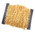 thumbnail image 4 of Cadena de Eslabones de Alambre de Hierro Perfecl para Fabricación de Joyas dorado, 4 of 8