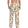 thumbnail image 3 of Xecao Dachshund Dog Men's Straight Lounge Pajama Pants: The Ultimate in Comfortable Sleepwear, 3 of 9