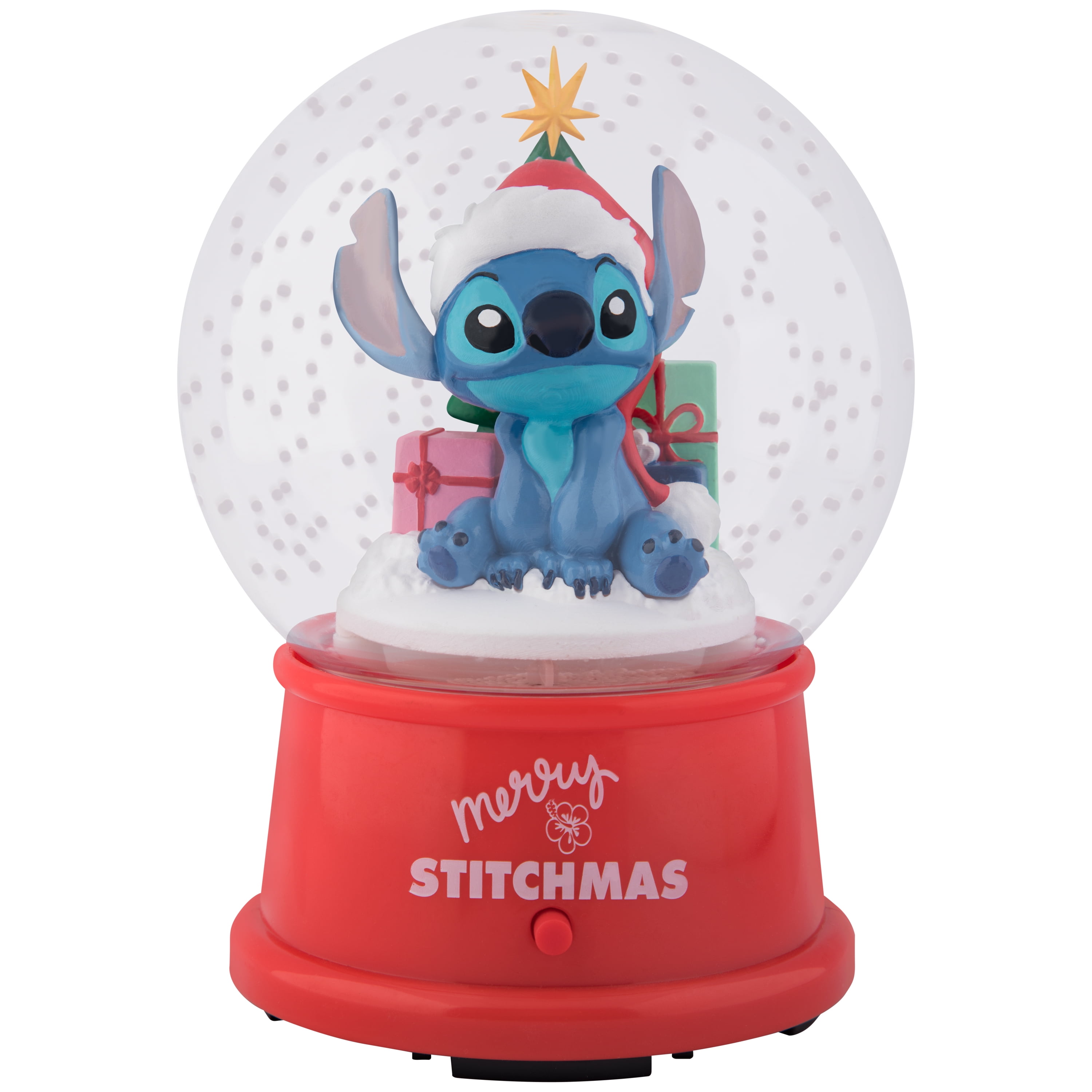 Christmas Snow Globe 4.5" Stitch Disney 4.7501 in x 4.7501 in x 6.3001 in x 0.6051 lb