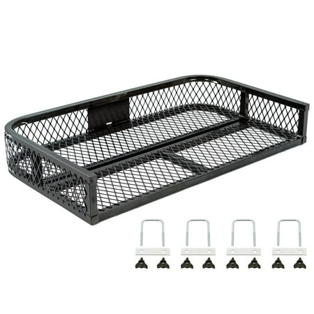 Atv Padded Rear Cargo Bag - ATV Rear Rack-Mounted Steel Mesh Surface Cargo Storage Basket