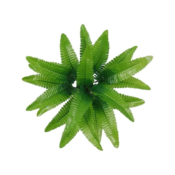 Fdelink Artificial Flowers Lifelike Artificial Fern Artificial Ferns for Outdoors Faux Ferns Ferns Artificial Plants Fern for Porch Window Home Decor 1Pc 15Piece Desktop Decoration