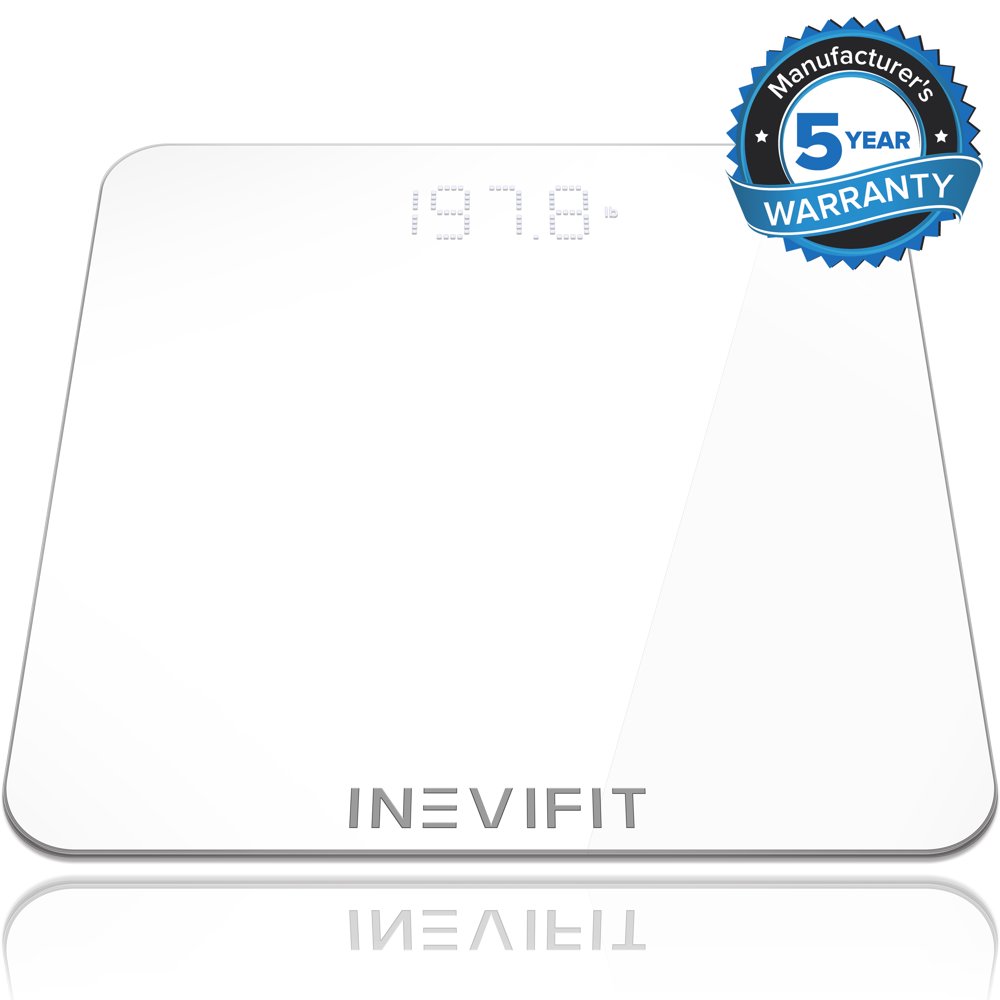 INEVIFIT BATHROOM SCALE, Highly Accurate Digital Bathroom Body Scale
