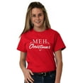 thumbnail image 3 of Funny Meh Christmas Anti-Xmas Season Men's Graphic T Shirt Tees Brisco Brands L, 3 of 5