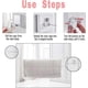 thumbnail image 4 of Retractable Clothesline - Invisible Wall Mount - Large Load Capacity - with Adjustable Stainless Steel Cord (Black), 4 of 5