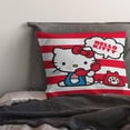 thumbnail image 2 of Hello Kitty Retro Chat Kids Printed Throw Pillow, 18 x 18 inches, 2 of 5
