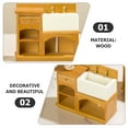 thumbnail image 6 of FUEENIRVA Furniture Model For Mini House Wash Basin Cabinet 1Pcs, 6 of 9