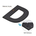 thumbnail image 3 of Unique Bargains 2.48 Inch 3D Self-Adhesive House Letter D for Hotel Mailbox Address, Matte Black, 3 of 5