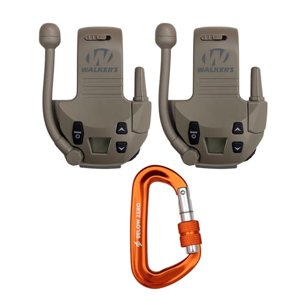 Paquete de 2 accesorios de walkie talkie Walker's Razor de 22 canales