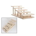 thumbnail image 3 of thinsony Wooden Sunglasses Rack Glasses Display Stand Holder Organizer Stand 5 Layers, 3 of 9